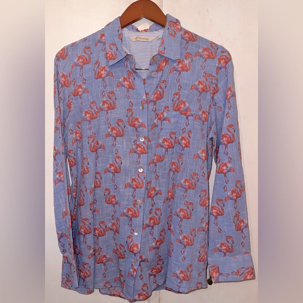 Button Down Large Blouse